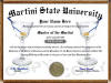 martini diploma