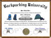 backpacking diploma