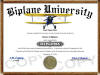 biplane diploma