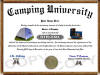tent camping diploma