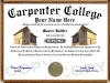 carpenter diploma 