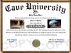 caving diploma