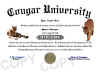 cougar diploma