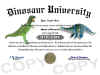 dinosaur diploma