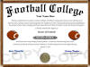 football diploma