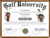 golf diploma
