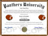 panthers diploma