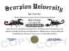 scorpion diploma
