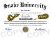snake diploma
