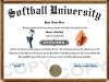 softball diploma