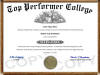 top performer diploma