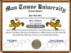 bucking donkey diploma