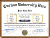 custom degree