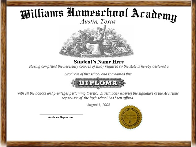 high school diploma