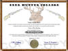 deer hunting diploma