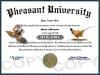 pheasant diploma