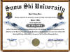 skiing diploma